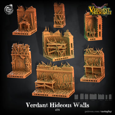 Verdant Hideout Walls